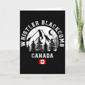 Whistler Blackcomb Canada Ski Resort Rocky Mountai Kaart (Voorkant)