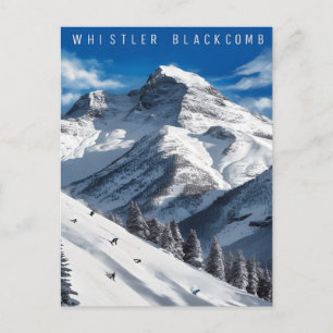 Whistler Blackcomb Snowboarden Avontuur Briefkaart