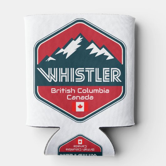 Whistler British Columbia Canada Design Blikjeskoeler (Achterkant)