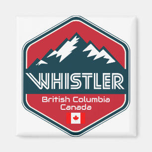Whistler British Columbia Canada Design Magneet