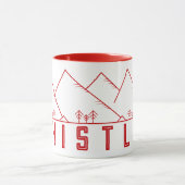 Whistler British Columbia Canada Minimalist Mok (Midden)