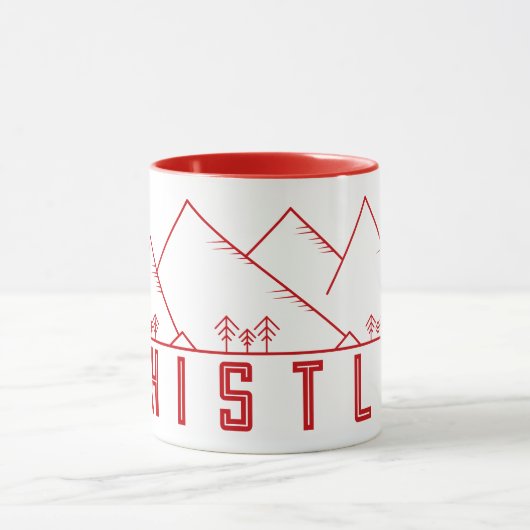 Whistler British Columbia Canada Minimalist Mok (Midden)