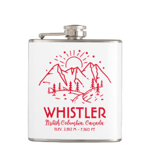 Whistler British Columbia Canada Minimalist Ski Heupfles
