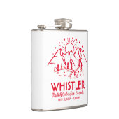 Whistler British Columbia Canada Minimalist Ski Heupfles (Rechts)