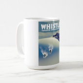Whistler British Columbia Canada Ski Koffiemok (Voorkant links)