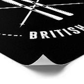 Whistler British Columbia. Canadese berghuid Poster (Hoek)