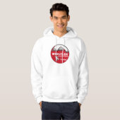 Whistler British Columbia red board jongens hodie Hoodie (Voorkant volledig)