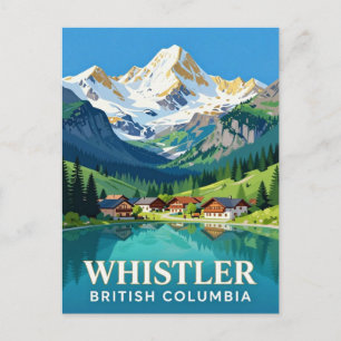 Whistler Brits-Columbia Alpiene Berg Reis Briefkaart