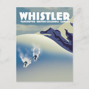 Whistler Brits-Columbia Canada Ski Briefkaart