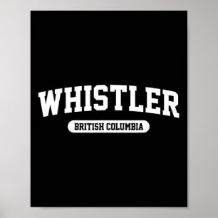 Whistler Brits-Columbia Canada Skiberchtes Skie Poster