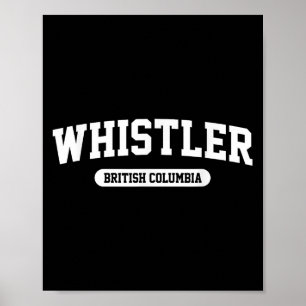 Whistler Brits-Columbia Canada Skiberg Skien Poster