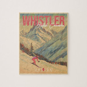Whistler Brits-Columbia Vintage jaren 60 Legpuzzel