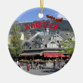 Whistler Canada kerstversiering Keramisch Ornament (Voorkant)