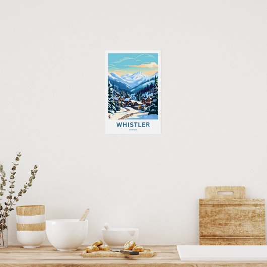 Whistler Canada Reisprint Poster (Keuken)
