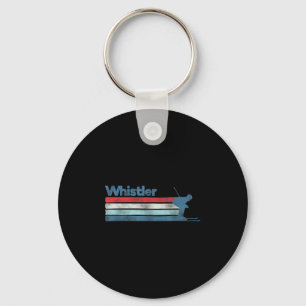Whistler Canada Retro Ski Sleutelhanger