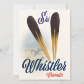 Whistler Canada ski poster (Voorkant)