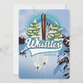Whistler Canada ski reisposter. (Achterkant)