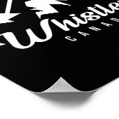 Whistler Canada Skigebied Snowboarden Poster (Hoek)