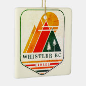  Whistler Canada Skisouvenir jaren 80 Keramisch Ornament (Rechts)