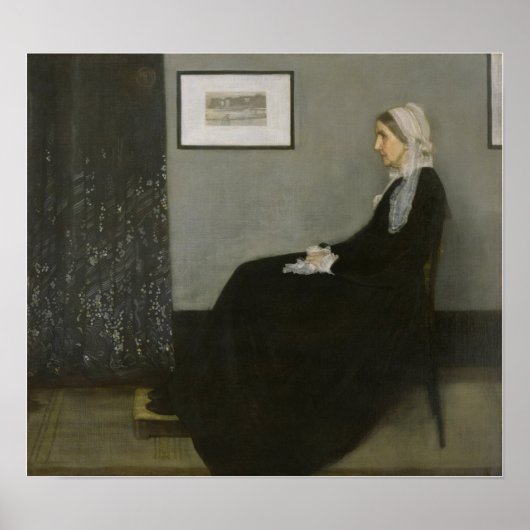 Whistler - De Moeder van de Kunstenaar Poster (Voorkant)