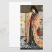 Whistler - De prinses uit het Land van Porselein Bedankkaart (Voorkant / Achterkant)