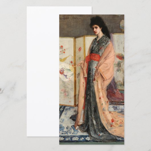 Whistler - De prinses uit het Land van Porselein Bedankkaart (Voorkant / Achterkant)