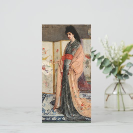 Whistler - De prinses uit het Land van Porselein Bedankkaart (Staand voorkant)