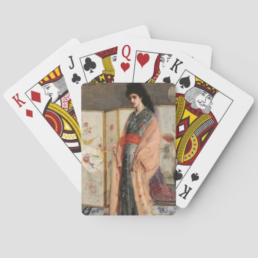 Whistler - De prinses uit het Land van Porselein Pokerkaarten (Achterkant)