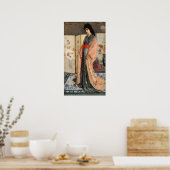 Whistler - De Prinses uit het Land van Porselein Poster (Keuken)