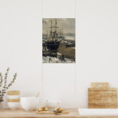 Whistler - De Thames in ijs Poster (Keuken)