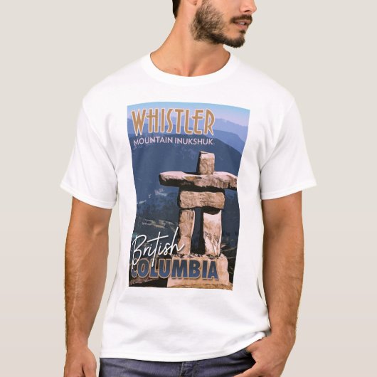 Whistler inukshuk t-shirt (Voorkant)