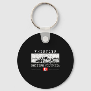 Whistler Mountain Canada Skigebied Skiën Brits Sleutelhanger