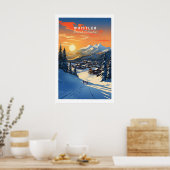 Whistler Muurkunst Ski Print 1 (Keuken)