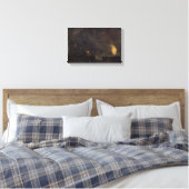 Whistler - Nocturne, Zwart en Goud, The Fire Whee Canvas Afdruk (Insitu (Slaapkamer))