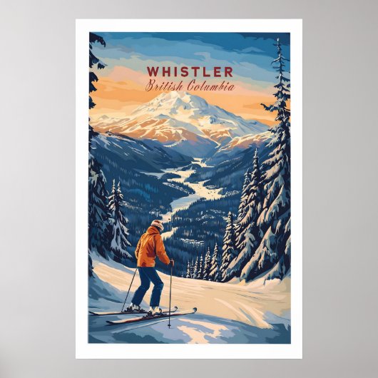 Whistler Reisposter - Brits-Columbia 1 Poster (Voorkant)