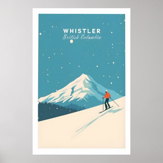 Whistler Ski Poster 1 (Voorkant)
