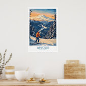 Whistler Ski Print - Brits-Columbia 1 (Keuken)