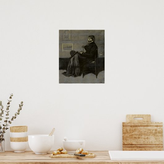 Whistler - Thomas Carlyle Poster (Keuken)