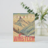Whistler Vancouver British Columbia Canada Ski jar Briefkaart (Staand voorkant)