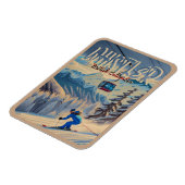 Whistler Vancouver Brits-Columbia Canada jaren '50 Magneet (Linkerzijde)