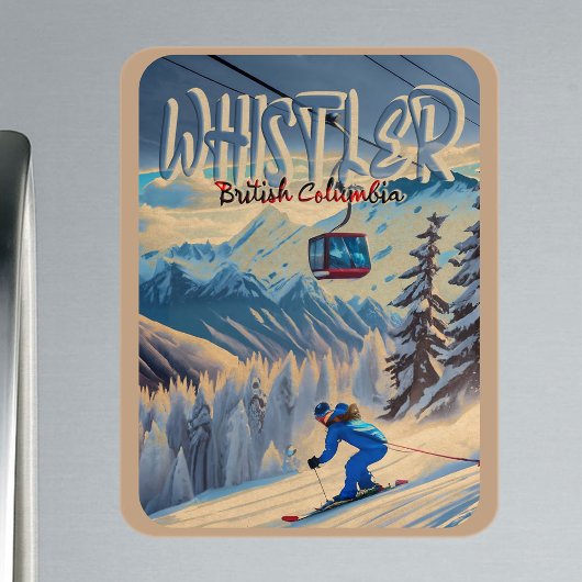 Whistler Vancouver Brits-Columbia Canada jaren '50 Magneet