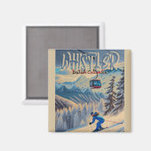 Whistler Vancouver Brits-Columbia Canada jaren '50 Magneet (Voorkant / Achterkant)