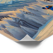 Whistler Vancouver Brits-Columbia Canada jaren '50 Poster (Hoek)