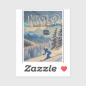 Whistler Vancouver Brits-Columbia Canada jaren '50 Sticker (Vel)