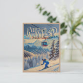 Whistler Vancouver Brits-Columbia Canada Ski Briefkaart (Staand voorkant)