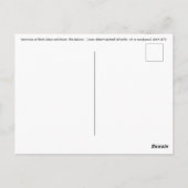 Whistler - Variaties in vleeskleur en groen Briefkaart (Achterkant)