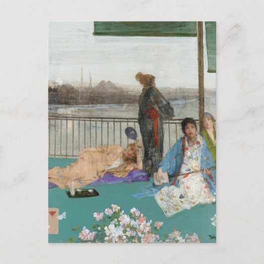 Whistler - Variaties in vleeskleur en groen Briefkaart (Voorkant)