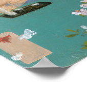 Whistler - Variaties in vleeskleur en groen Poster (Hoek)