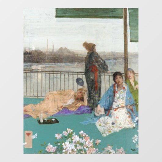 Whistler - Variaties in vleeskleur en groen Raamsticker (Vel)