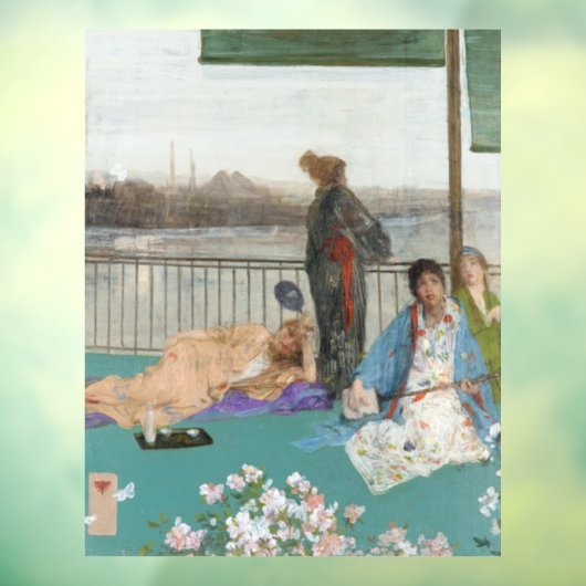 Whistler - Variaties in vleeskleur en groen Raamsticker (Vel 3)